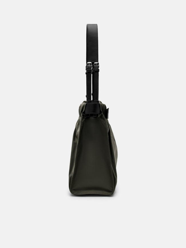 PEDRO Helix Nylon Shoulder Bag- Olive