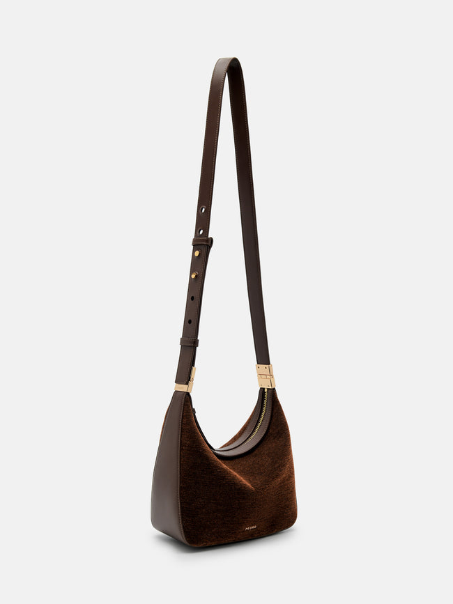 PEDRO Jatte Crescent Bag- Brown