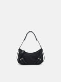 PEDRO Helix Buckle Shoulder Bag- Black