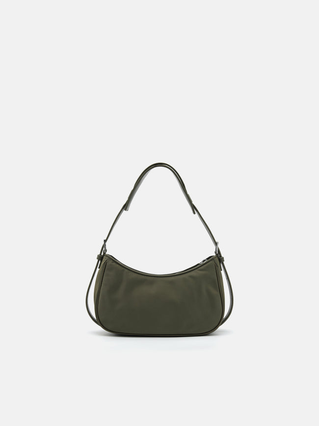 PEDRO Helix Buckle Shoulder Bag- Olive