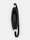 PEDRO Jatte Leather Crossbody Pouch- Black