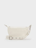 Philomena Half-Moon Crossbody Bag_Cream