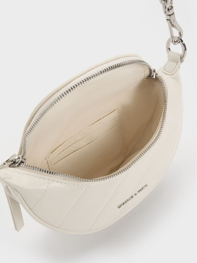 Philomena Half-Moon Crossbody Bag_Cream