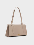 CHARLES & KEITH Women Allyn Shoulder Bag_Taupe