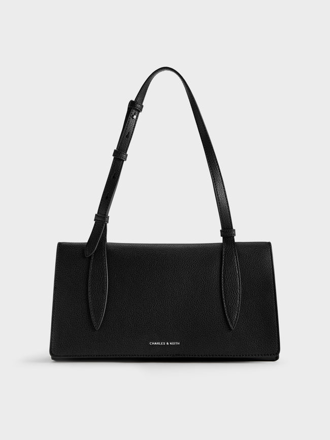 CHARLES & KEITH Women Allyn Shoulder Bag_Noir