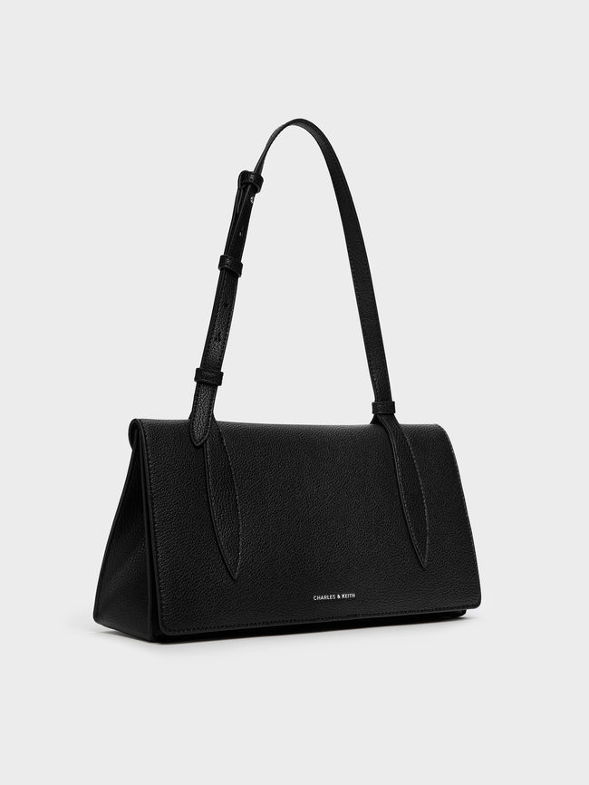 CHARLES & KEITH Women Allyn Shoulder Bag_Noir