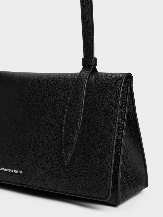 CHARLES & KEITH Women Allyn Shoulder Bag_Noir