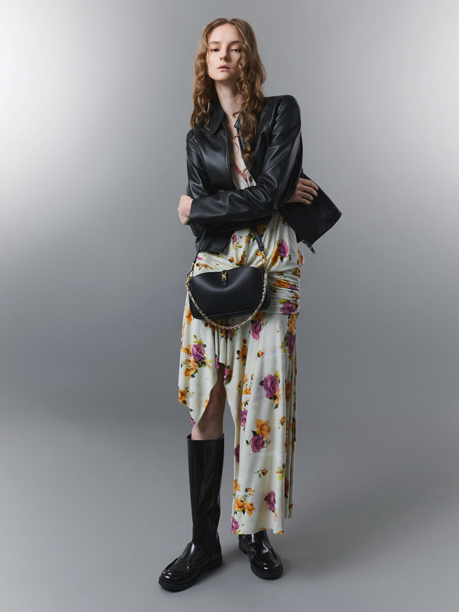CHARLES & KEITH Women Adalyn Chain Shoulder Bag_Black