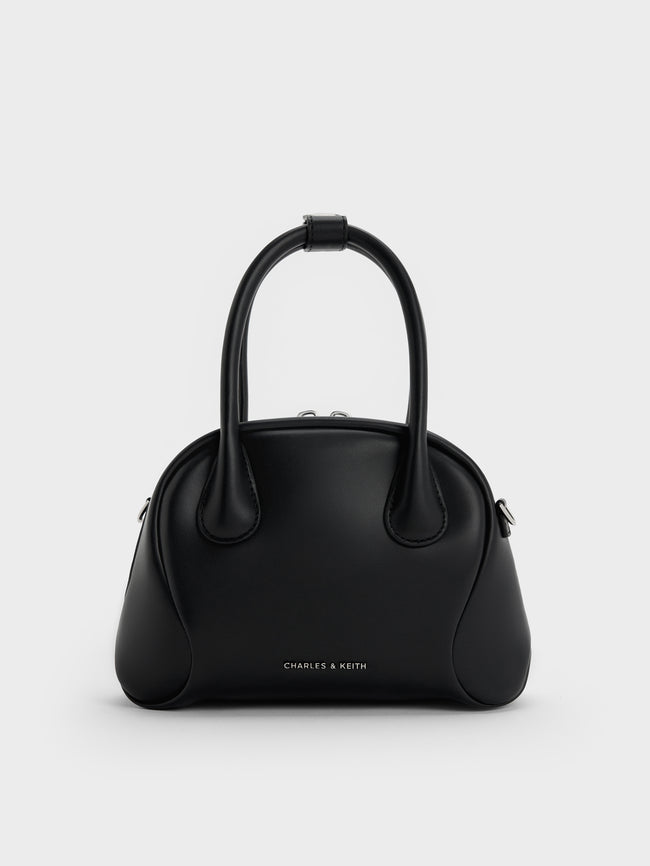 CHARLES & KEITH Women Nelly Bowling Bag_Noir