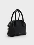 CHARLES & KEITH Women Nelly Bowling Bag_Noir