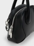 CHARLES & KEITH Women Nelly Bowling Bag_Noir