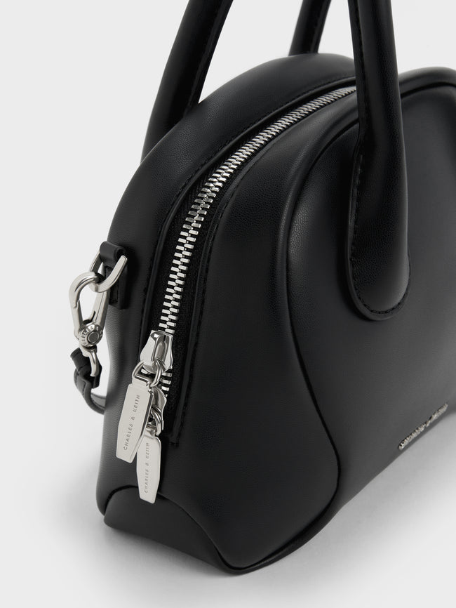 CHARLES & KEITH Women Nelly Bowling Bag_Noir