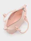 CHARLES & KEITH Women Sammie Knotted-Handle Tote Bag_Soft Pink