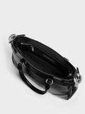 CHARLES & KEITH Women Antonella Chain Tote Bag_Noir