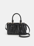 CHARLES & KEITH Women Britton Top Handle Tote Bag_Black
