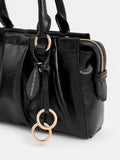 CHARLES & KEITH Women Britton Top Handle Tote Bag_Black