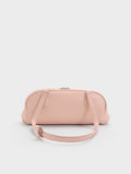 CHARLES & KEITH Women Nelly Elongated Shoulder Bag_Light Pink