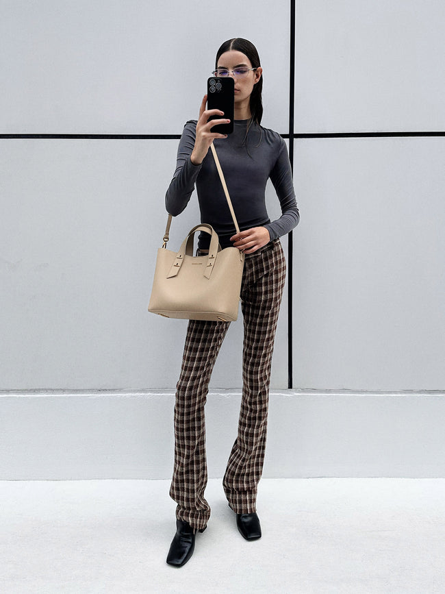 CHARLES & KEITH Women Shania Tote Bag_Dusted Oat