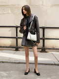 Philomena Crinkle-Effect Chain-Strap Crossbody Bag_Cream
