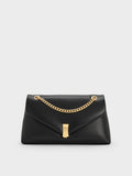 CHARLES & KEITH Women Lilibet Chain-Strap Bag_Black
