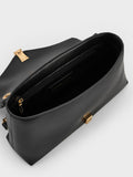 CHARLES & KEITH Women Lilibet Chain-Strap Bag_Black