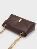 CHARLES & KEITH Women Lilibet Chain-Strap Bag_Plum
