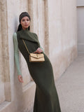 CHARLES & KEITH Women Taisia Satin Chain-Strap Envelope Bag_Champagne