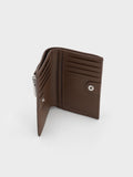 CHARLES & KEITH Women Blaise Grommet-Belt Wallet_Distressed Coffee