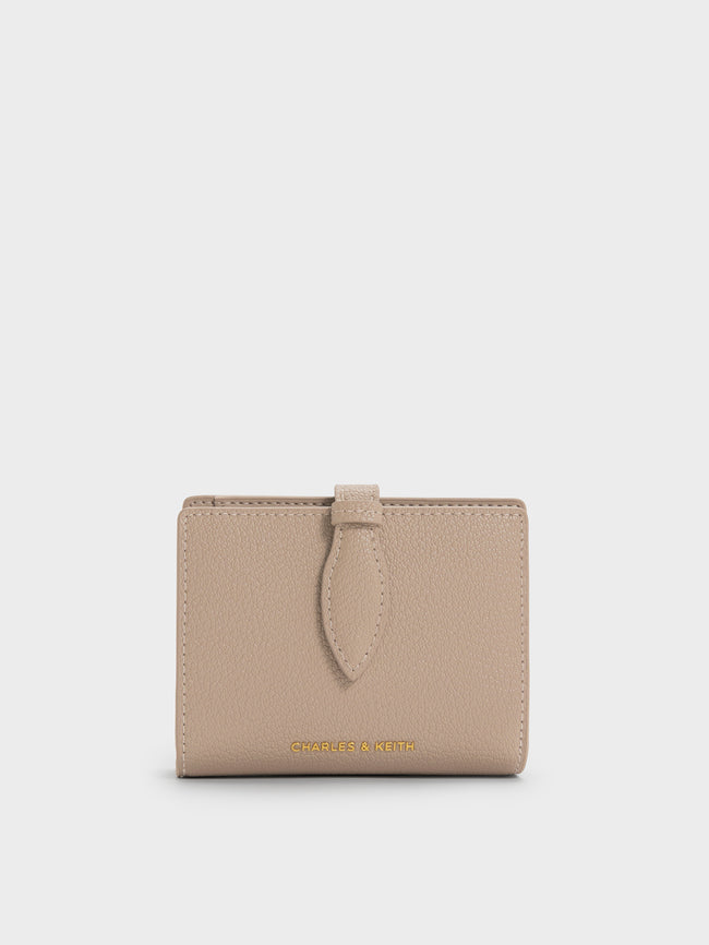 CHARLES & KEITH Women Allyn Small Wallet_Taupe