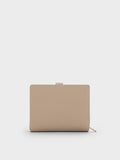 CHARLES & KEITH Women Allyn Small Wallet_Taupe