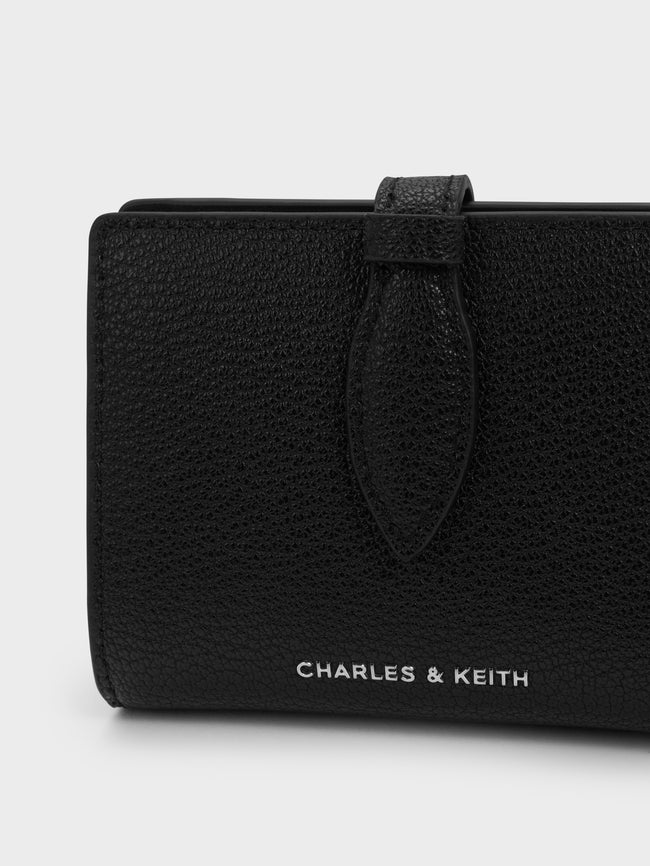 CHARLES & KEITH Women Allyn Small Wallet_Noir