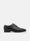 PEDRO Leather Derby Shoes- Black