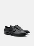 PEDRO Patent Leather Derby Shoes - Black