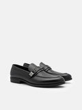 PEDRO Altitude Embossed Leather Loafers - Black