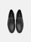PEDRO Altitude Embossed Leather Loafers - Black