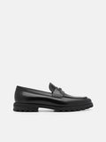 PEDRO Leather Loafers - Black