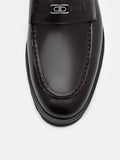 PEDRO Leather Loafers - Mahogany