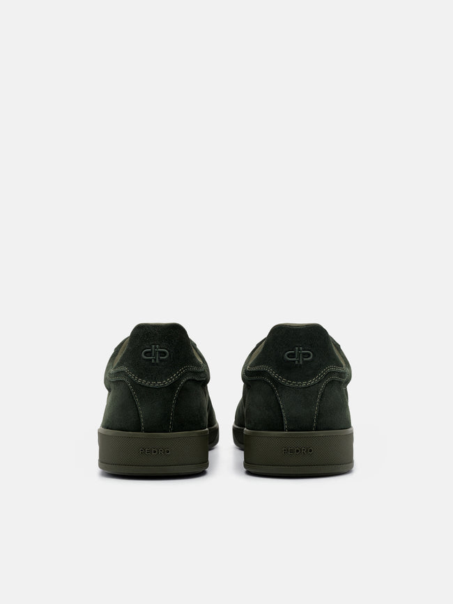 PEDRO Fleet Suede Sneakers - Dark Green