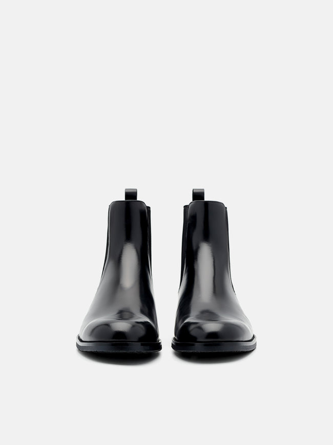 PEDRO Chace Leather Chelsea Boots- Black