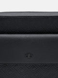PEDRO Leather Crossbody Bag- Black