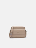 PEDRO Leather Crossbody Bag- Sand