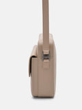 PEDRO Leather Crossbody Bag- Sand