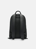PEDRO James Leather Backpack- Black