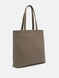 PEDRO Asher Leather Tote Bag- Dark Taupe