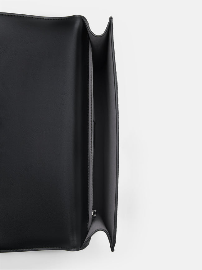 Pedro Leather Clutch Bag- Black