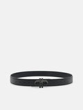 PEDRO Saffiano Leather Reversible Tang Belt- Black