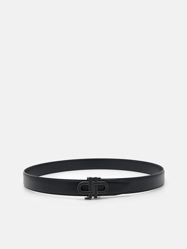 PEDRO Leather Automatic Belt- Black