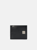 PEDRO Leather Bi-Fold Flip Wallet- Black