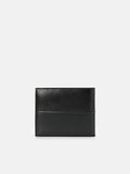 PEDRO Leather Bi-Fold Flip Wallet- Black