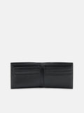 PEDRO Saffiano Leather Bi-Fold Wallet with Insert- Black